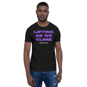 #BMEC2023: Lifting As We Climb Unisex T-shirt (2-Sided)