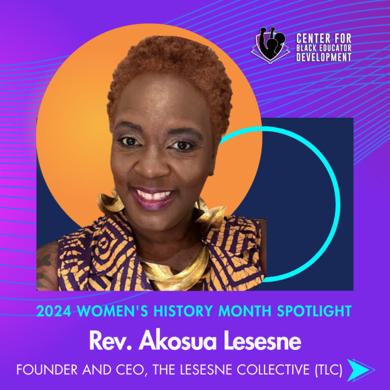 Rev. Akosua Lesesne Women’s History Month Spotlight Feature