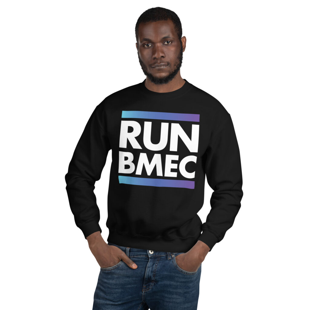 RUN BMEC Crewneck Sweatshirt (2-Sided)