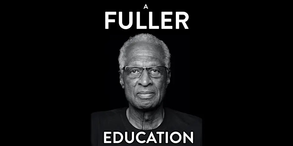A Fuller Education with a black and white photo of Dr. Fuller