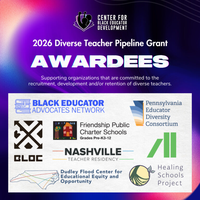 Congratulations to our 2026 Diverse Teacher Pipeline Grant Awardees!
